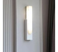 Wall Sconces, Nordic Modern Bedroom Bedside Wall Mounted Fixture sconces Lamps led Marble Simple Creative Metal Home Decor Light(White,Tricolor Light)