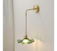 Wall Sconces, Wall Light Modern Brass Glass Wall Lights Indoor E27 Adjustable Wall Sconce 's Room Living Room Wall Lighting Bathroom, Modern