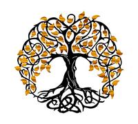 Wall Sculptures Iron Wall Decoration Tree Large World Tree Wall Picture Indoor Outdoor Garden Gift Idea Wall Decoration Wall Decoration for Balcony Patio Porch Bedroom Living