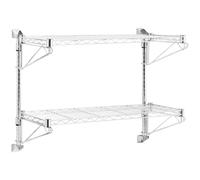 Wall Shelf 2 Shelves 90 cm Royal Catering - Floating Shelves by Silver