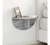 Wall Shelf 2pcs Grey Sonoma 48x24x24cm Engineered Wood Minimalist Floating Set