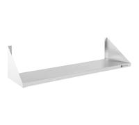 Wall Shelf 30 x 90 cm - Floating Shelves by Royal Catering Silver