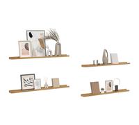 Wall Shelf 4 Pcs Engineered Wood