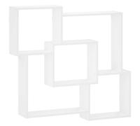 Wall Shelf 98 x 17 x 91 cm Engineered Wood Floating Modern vidaXL
