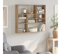vidaXL Wall Shelf Artisan Oak 90x16x78 cm Engineered Wood floating shelf