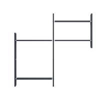 Wall shelf basic module D Oncono - ONCONO MODUL D SCHWARZ