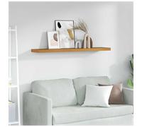 vidaXL Wall Shelf Wall-mounted Beige 120 x 23.5 x 4 cm Engineered Wood