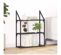 3-Tier Wall Shelf Floating Shelf Wall Mounted Shelf Engineered Wood vidaXL