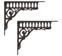 Wall Shelf Brackets 27.5 x 23 x 4 cm Steel Metal Shelf Supports Display vidaXL