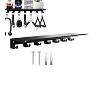 Wall Shelf Brackets - Metal Floating Shelf Adapter Hanger, Compact Sturdy Bracket, Secure Mounting Design, Sturdy Steel Construction | Bathroom Decor