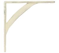 vidaXL Wall Shelf Brackets 12 pcs Black 21 x 21 x 3.5 cm Steel