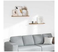 Wall Shelf With Shelf 2 Pcs Engineered Wood