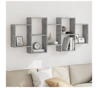 (concrete grey, 159 x 18 x 65 cm) vidaXL Wall Shelf Floating Shelf Wall Storage Shelf Engineered Wood