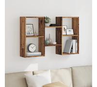 Wall Shelf Floating Old Wood 96x18x60cm Engineered Wood Slim Space-Saver Design
