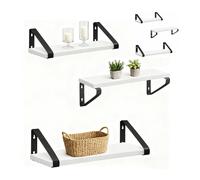 Relaxdays Wall shelves, 3 sizes
