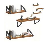 Relaxdays Wall shelves, 3 sizes