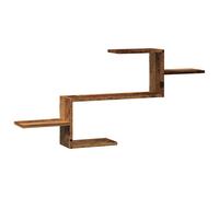 vidaXL Wall Shelf Old Wood 104x15x49 cm Engineered Wood
