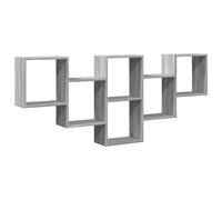 Wall Shelf Floating Shelf Rack Wall Cube Storage Shelf Engineered Wood vidaXL
