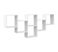 Wall Shelf Floating Shelf Rack Wall Cube Storage Shelf Engineered Wood vidaXL