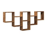Vidaxl Wall Shelf Old Wood 159X18X66 Cm Engineered Wood