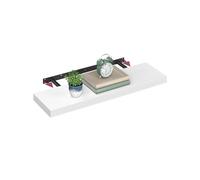 Wall Shelf, Floating Shelf, Snow White / 20 x 80 x 3.8 cm