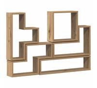 vidaXL Wall Cube Other Artisan oak 96 x 12 x 64 cm Engineered wood