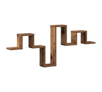 Wall Shelf Floating Shelf Wall Storage Rack Book Shelf Engineered Wood vidaXL