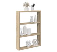 vidaXL Wall Shelf Sonoma Oak 43x9x60 cm Engineered Wood