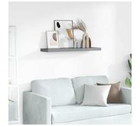 Wall Shelf Grey Engineered Wood 90x23.5x3.8 cm Floating Modern Narrow for Desks
