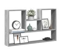 Wall Shelf Grey Sonoma 99x15x60 cm Engineered Wood Floating Slim Modern Storage