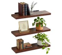 Relaxdays 3x wall shelves