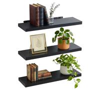 Wall shelf, hanging shelf, floating shelf, shelf board, wall decor, set of 3