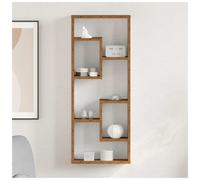 Wall Shelf Old Wood Engineered Wood Floating 36x16x90cm Space-Saving Load 40kg
