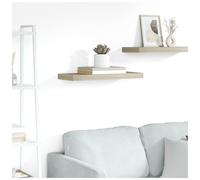 Wall Shelf Red Engineered Wood 60x23.5x3.8cm Floating Modern Slim Display Accent