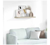 Wall Shelf Red Engineered Wood 80 x 23.5 x 3.8 cm Floating Modern Shelf SlimBox