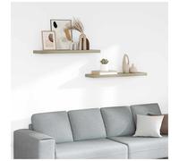 Wall Shelf Red Engineered-wood 90x23.5x3.8cm Floating Modern Display Home Use UK