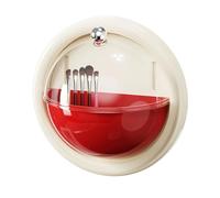 Wall Shelf - Rotating Wall Shelf for Multi-Compartment Organizer Space Saving Display Stand Mounted Perfume Storage Rack for Dressing Table Home Couch Room, Red, Se référer au descriptif, Refer to