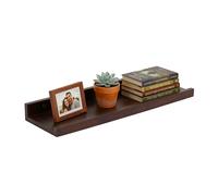 Wall shelf slim picture rail floating shelf photo ledge picture shelf walnut