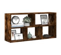 Vidaxl Wall Shelf Smoked Oak 100X25X50 Cm Engineered Wood