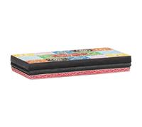 Wall Shelf Solid Mango Wood Multicolour 100x20x6 cm Modern Floating Display