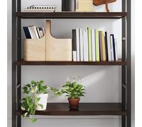 Vidaxl Wall Shelf Dark Grey 100X50X4 Cm Treated Solid Wood Oak, Brown