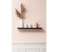 Wall Shelf Solid Wood Floating Shelf Bookshelves - Small - Hamish MH London Black One Size