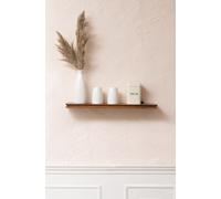 Wall Shelf Solid Wood Floating Shelf Bookshelves - Small - Hamish MH London Walnut One Size