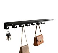 Wall Shelf - Storage Rack Holder for Adapters | Heavy Duty Metal Organizer, Multipurpose Support | For Workout, Home Fitness with Bathroom, Bedroom