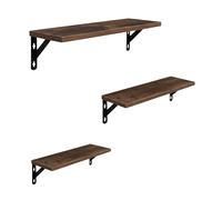 Relaxdays Wall shelf set, 3 sizes