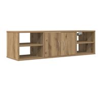 Wall Shelf Wall-Mounted Shelf Storage Display Rack Engineered Wood vidaXL