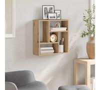 Wall Shelf Wall-Mounted Shelf Storage Display Rack Engineered Wood vidaXL