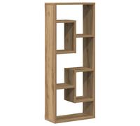 Wall Shelf Artisan Oak 36x16x90 cm Engineered Wood Floating Display Shelf 40kg.