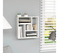 Wall Shelf Wall-Mounted Shelf Storage Display Rack Engineered Wood vidaXL
