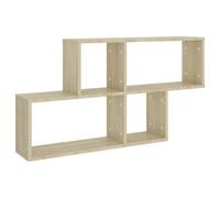Wall Shelf Wall-Mounted Shelf Storage Display Rack Engineered Wood vidaXL